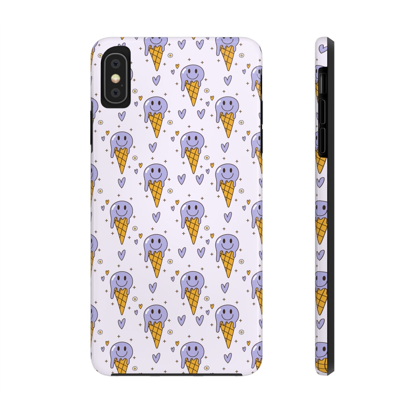 Blueberry Ice Cream Tough iPhone Case