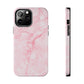 Pink Marble Tough iPhone Case