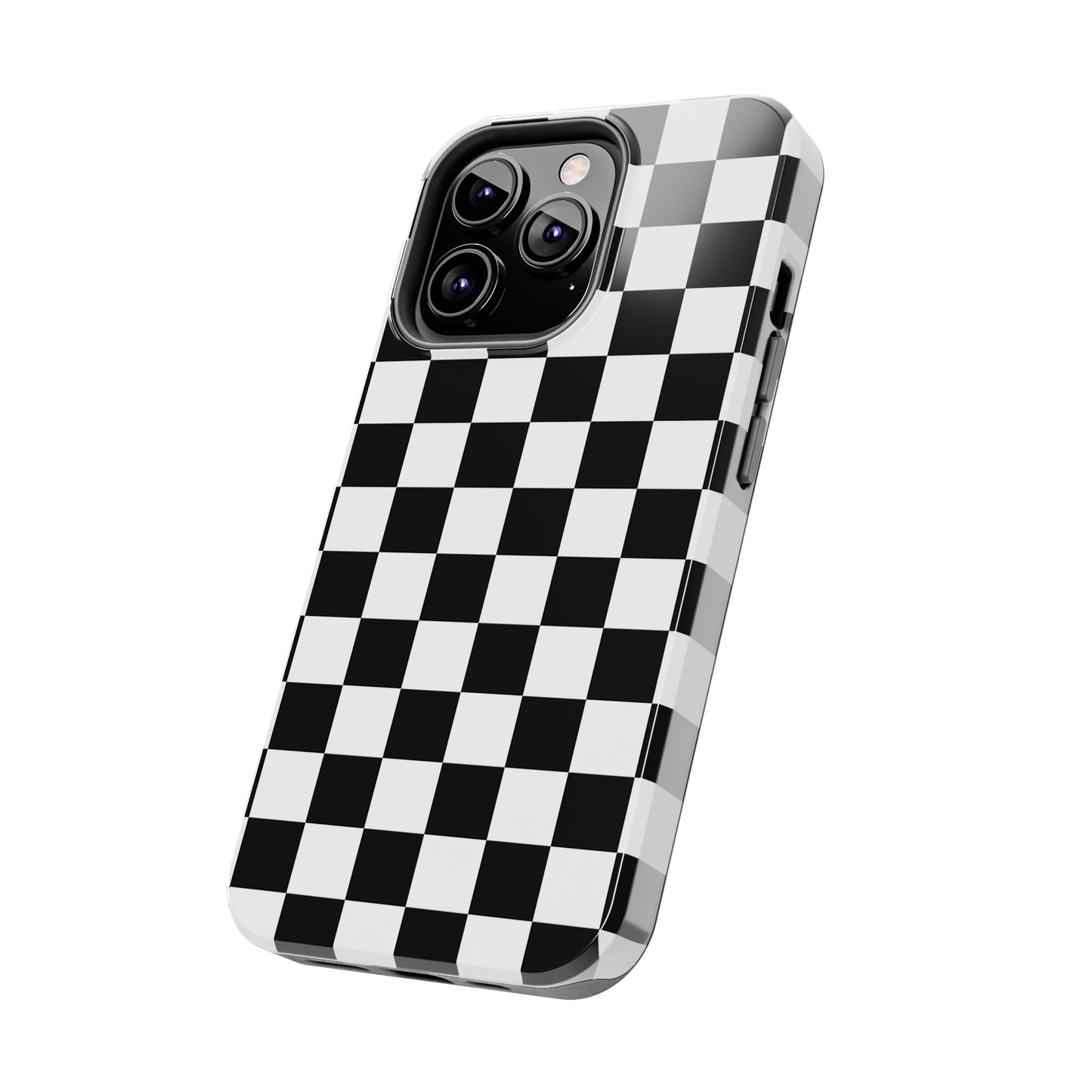 Black and white checks Tough Case