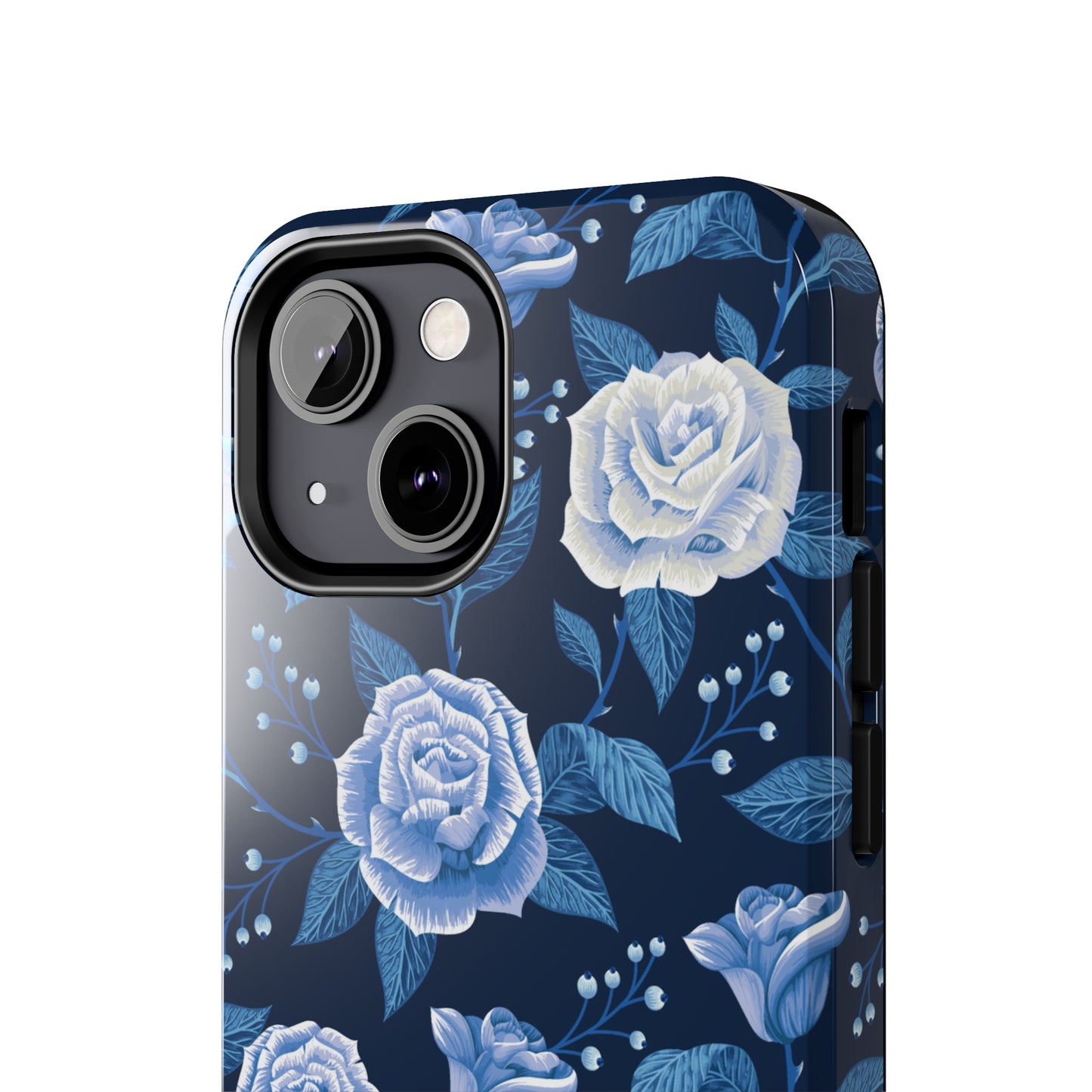 Midnight Rose Tough iPhone Case