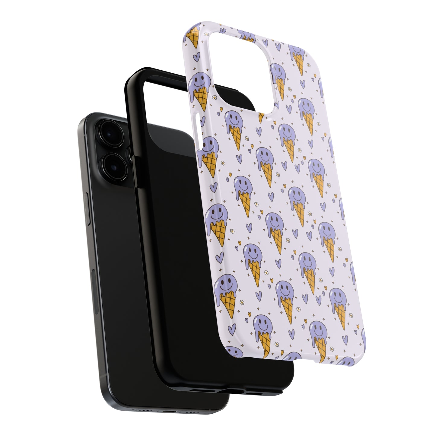 Blueberry Ice Cream Tough iPhone Case