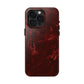 Red stone pattern Tough Case