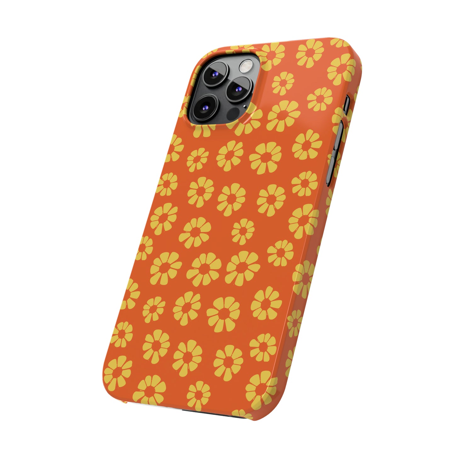 Maio laranja Pattern Snap Case