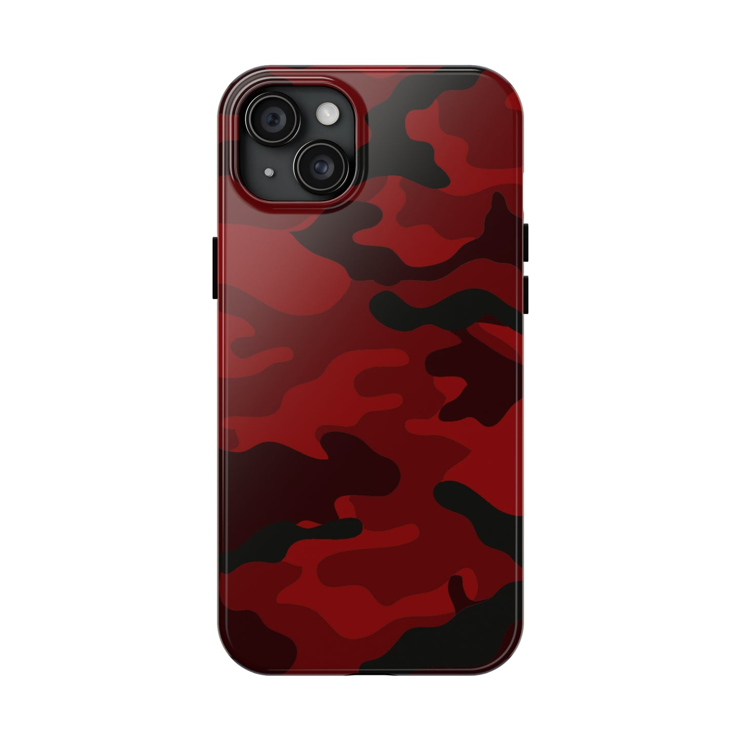 Red Camouflage Tough Case