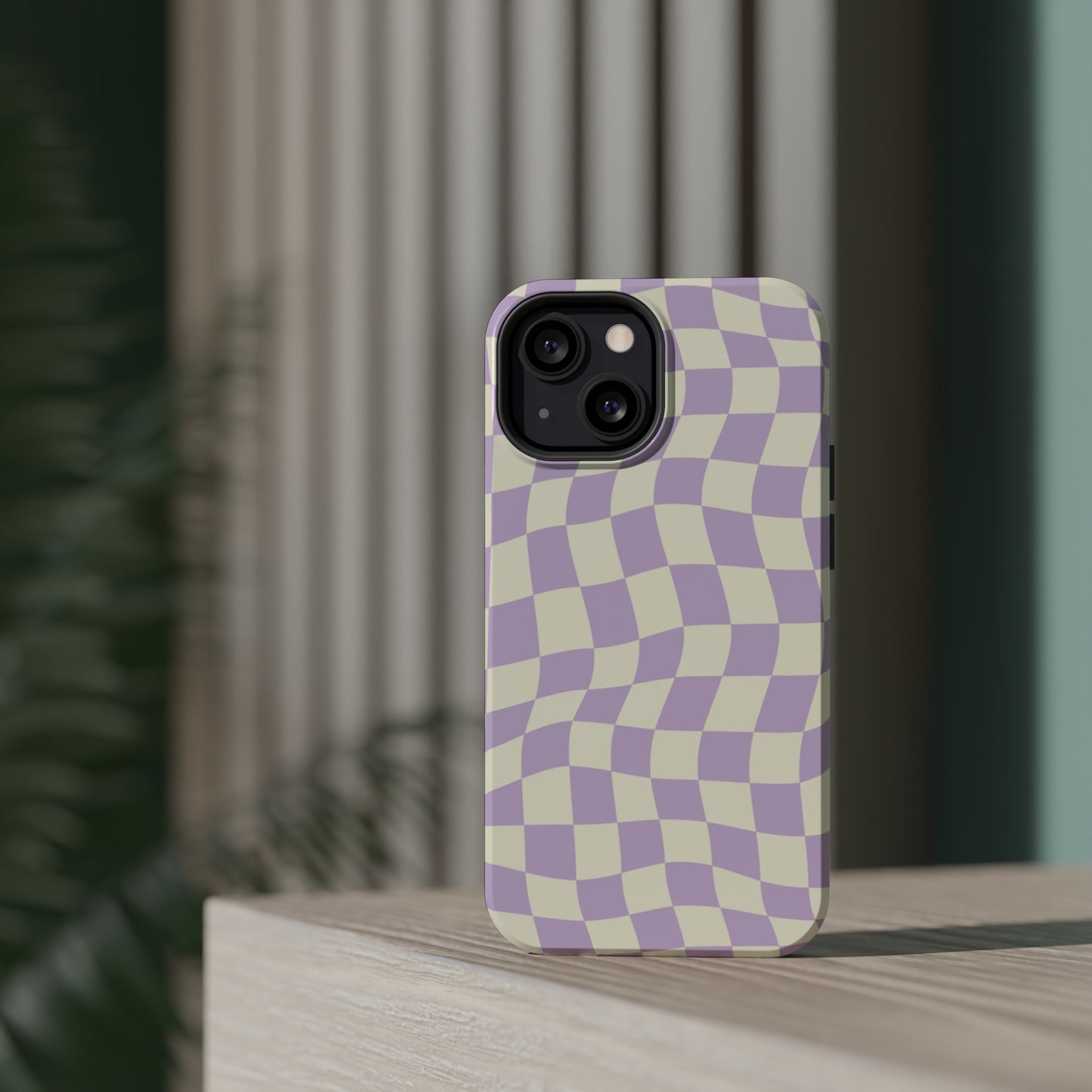 Lavender Crazy Checkers MagSafe Tough Case