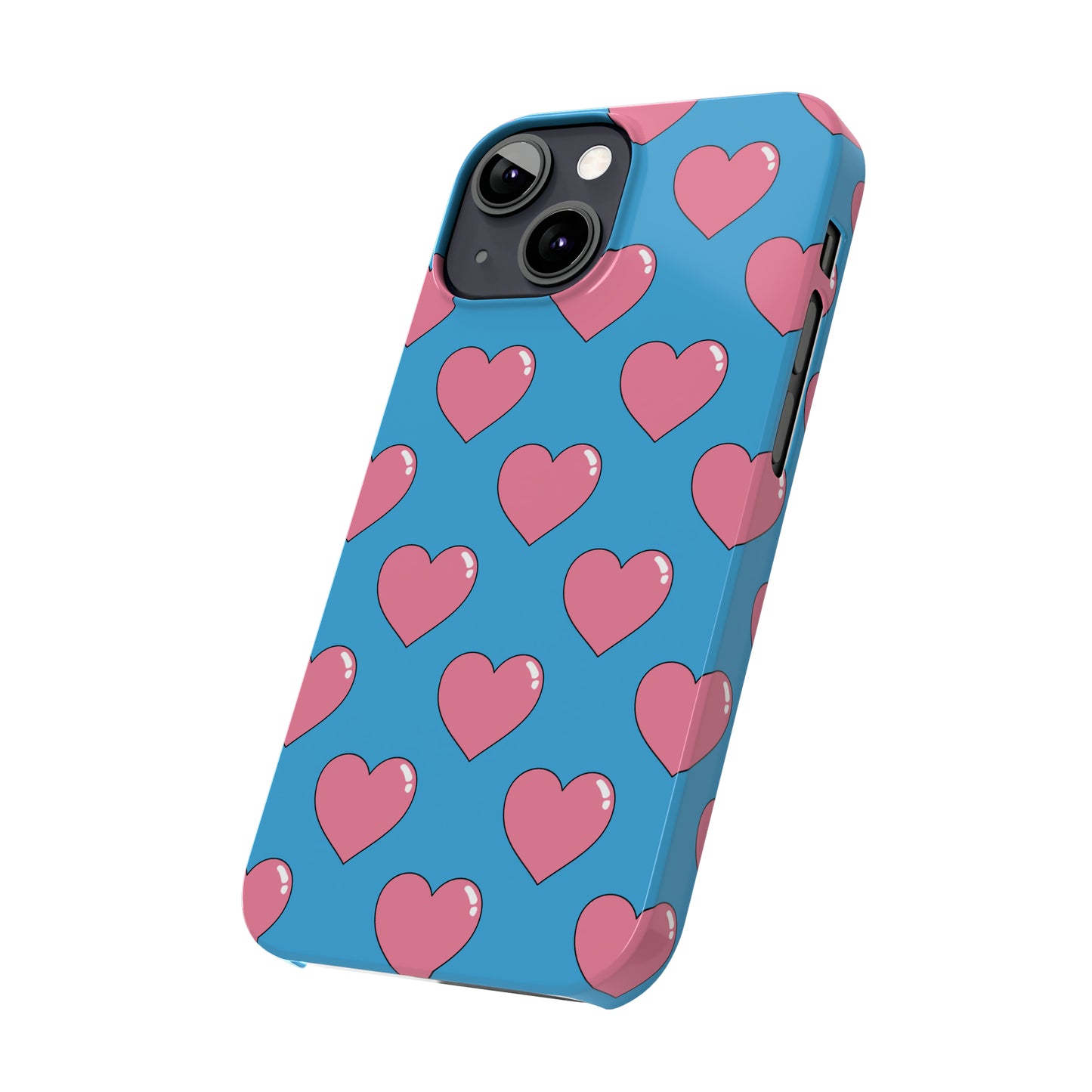 Bubblegum Heart Snap Case