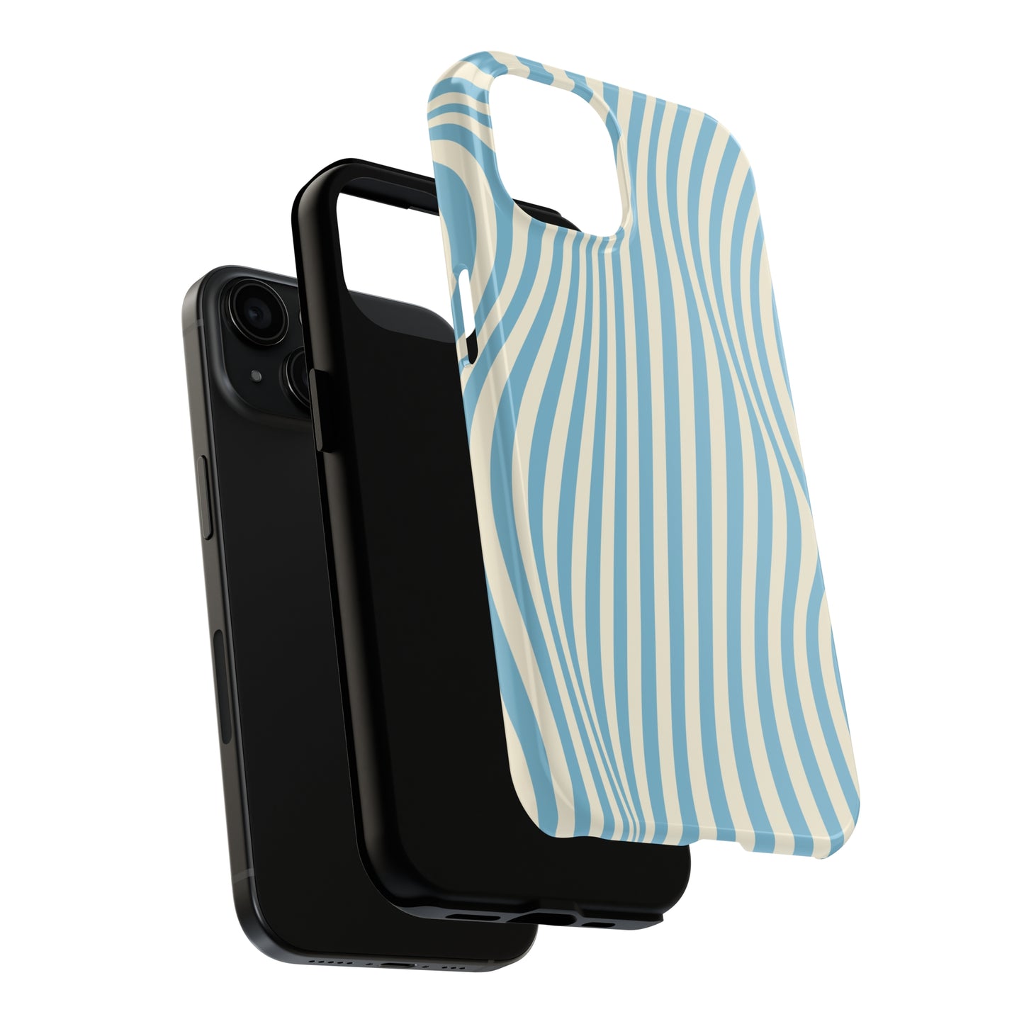 Aqua Swirl Tough iPhone Case