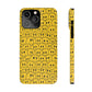 Yellow Squeezer Snap Case