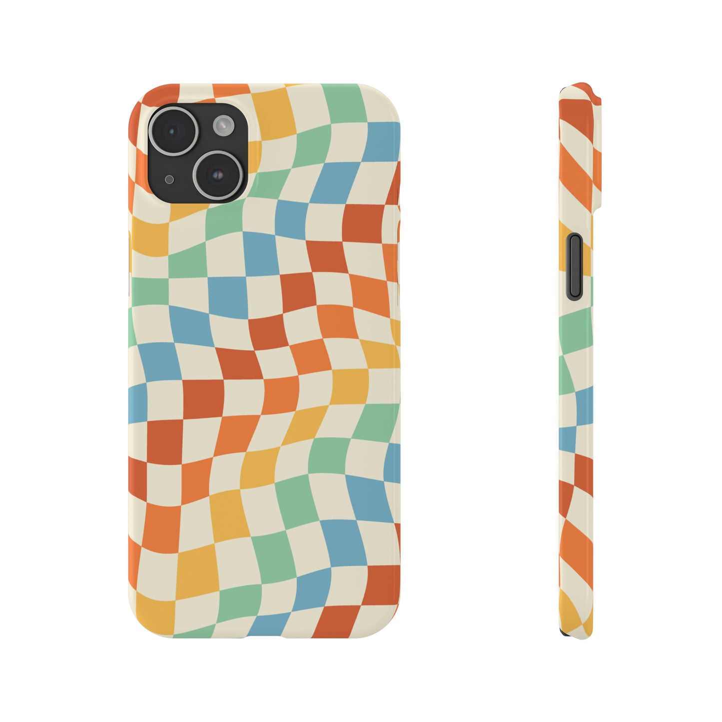 Retro Crazy Checkers Snap Case