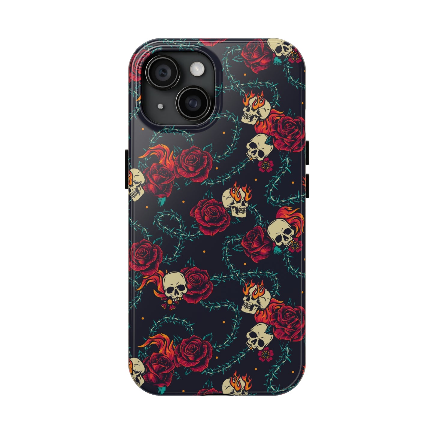 Skulls & Roses Tough iPhone Case