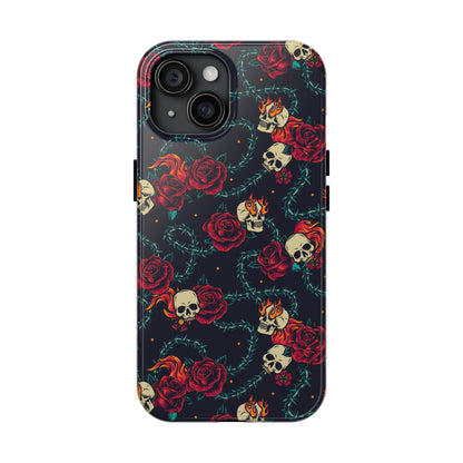 Skulls & Roses Tough iPhone Case