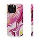 Acid marble pattern Snap Case