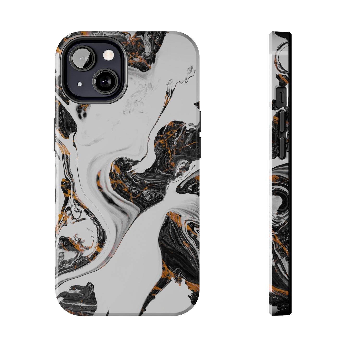 Misty Marble Tough iPhone Case