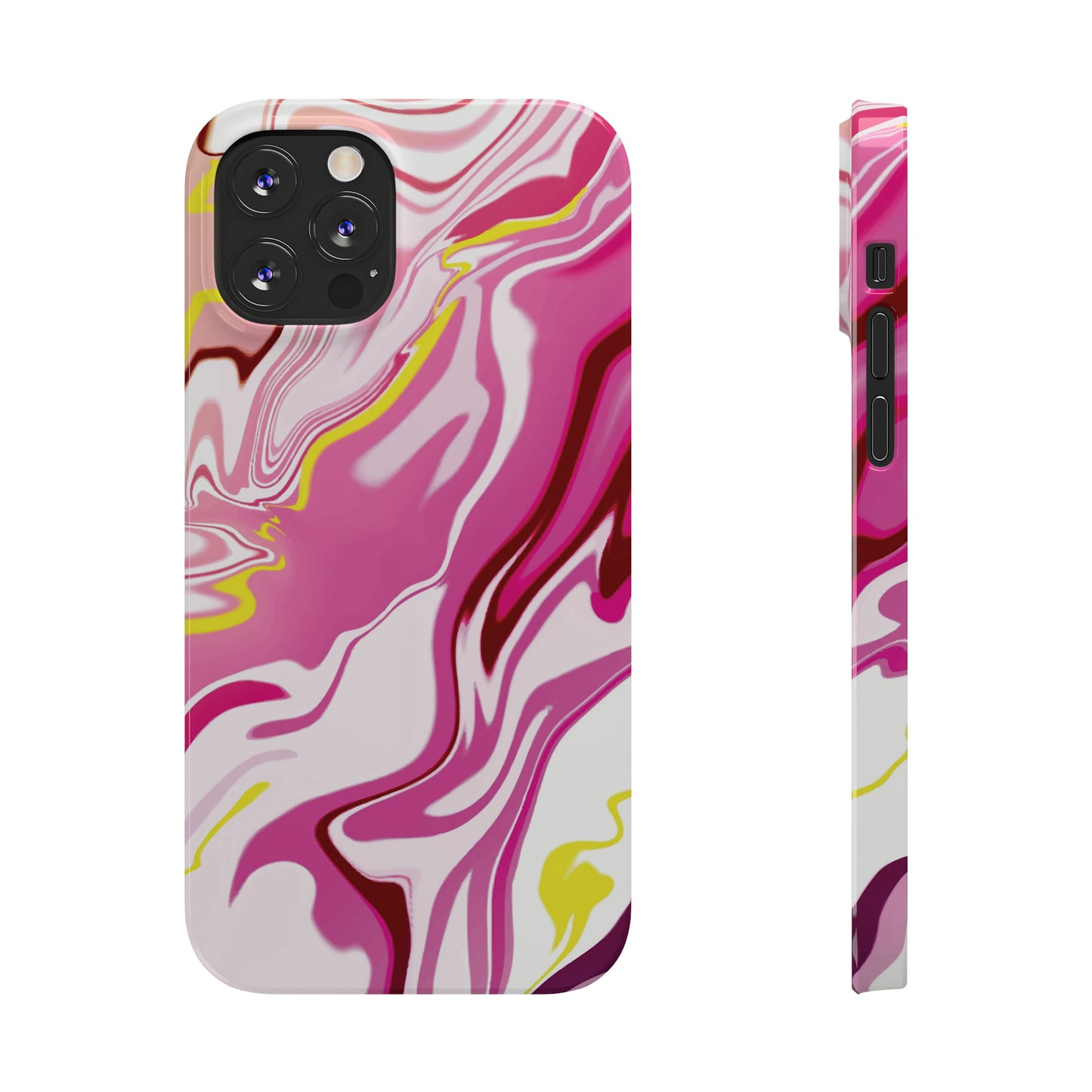 Acid marble pattern Snap Case