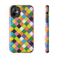 Cross Checkers Tough iPhone Case