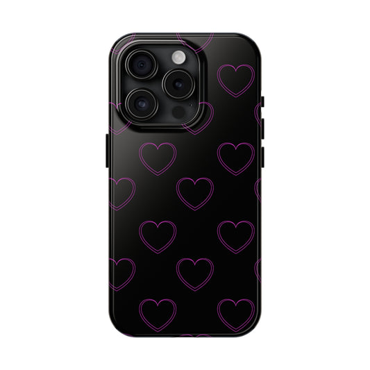 Y2K Heart Tough iPhone Case