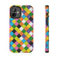 Cross Checkers Tough iPhone Case