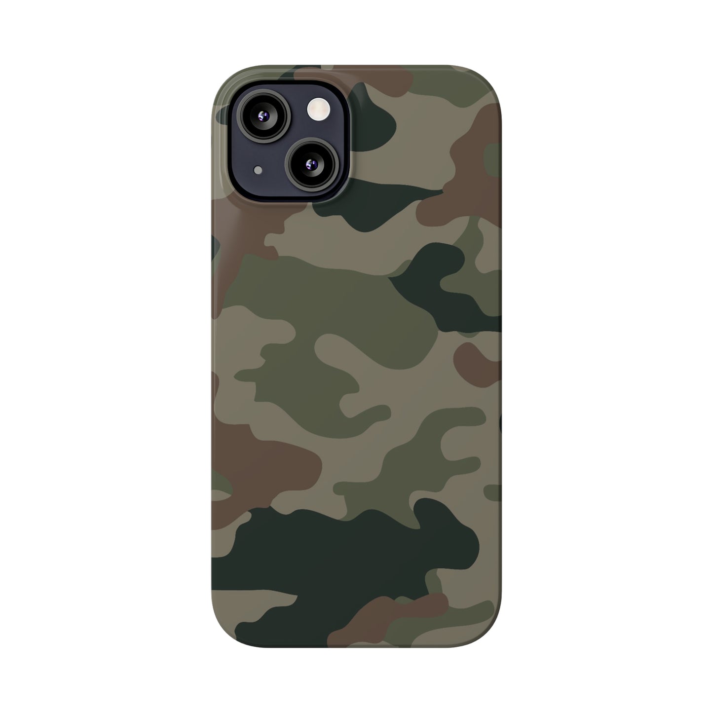 Dark Camouflage Snap Case