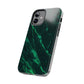 Dark green marble pattern Tough Case