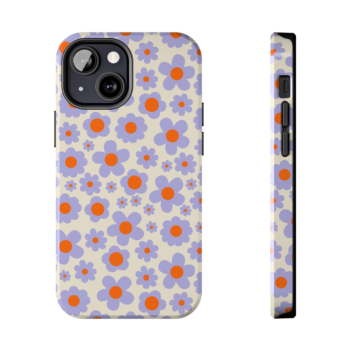 Groovy Flowers Tough iPhone Case