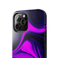 Purple liquid marble pattern Tough Case