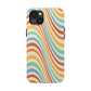 Retro Swirl Tough iPhone Case