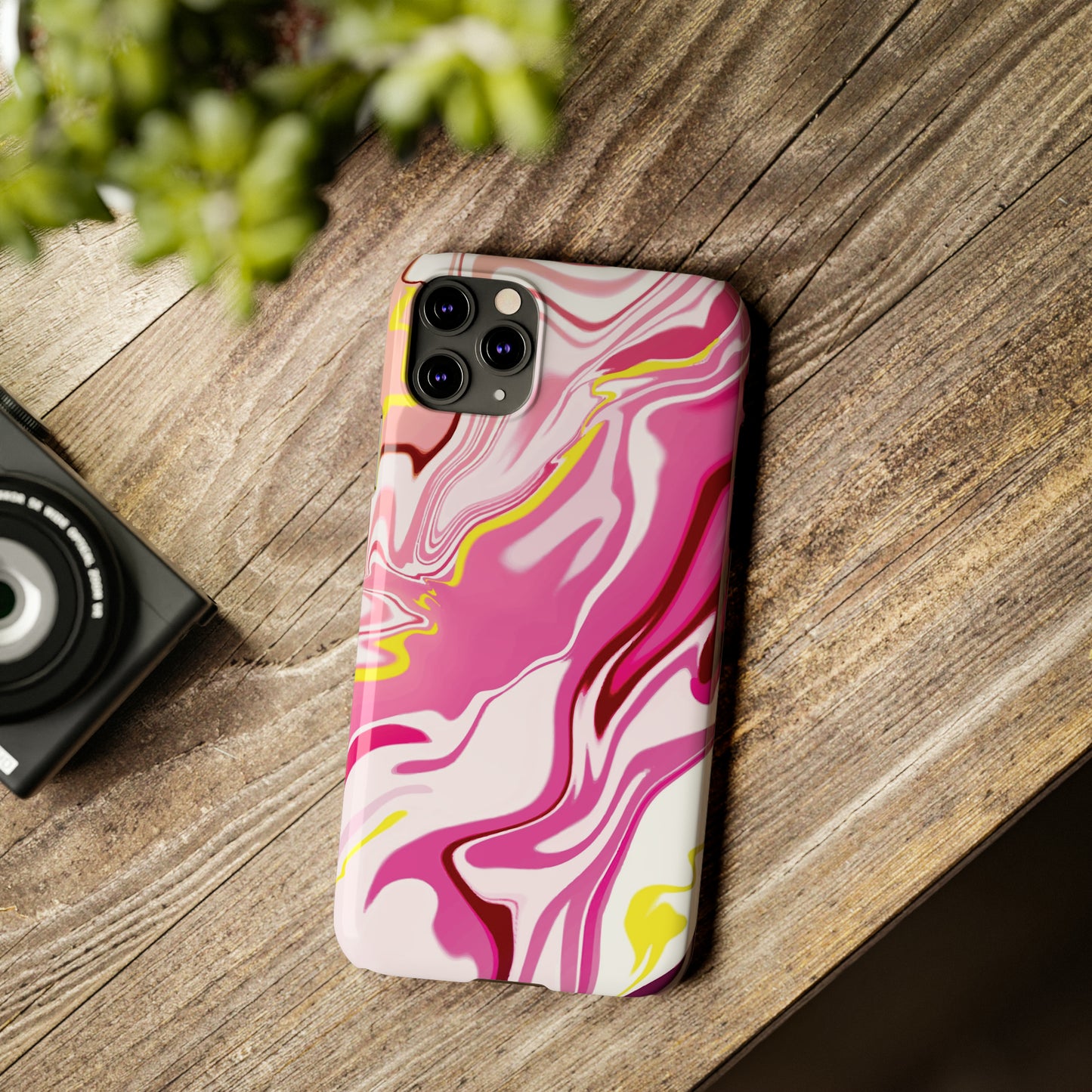 Acid marble pattern Snap Case