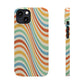 Retro Swirl Snap Case