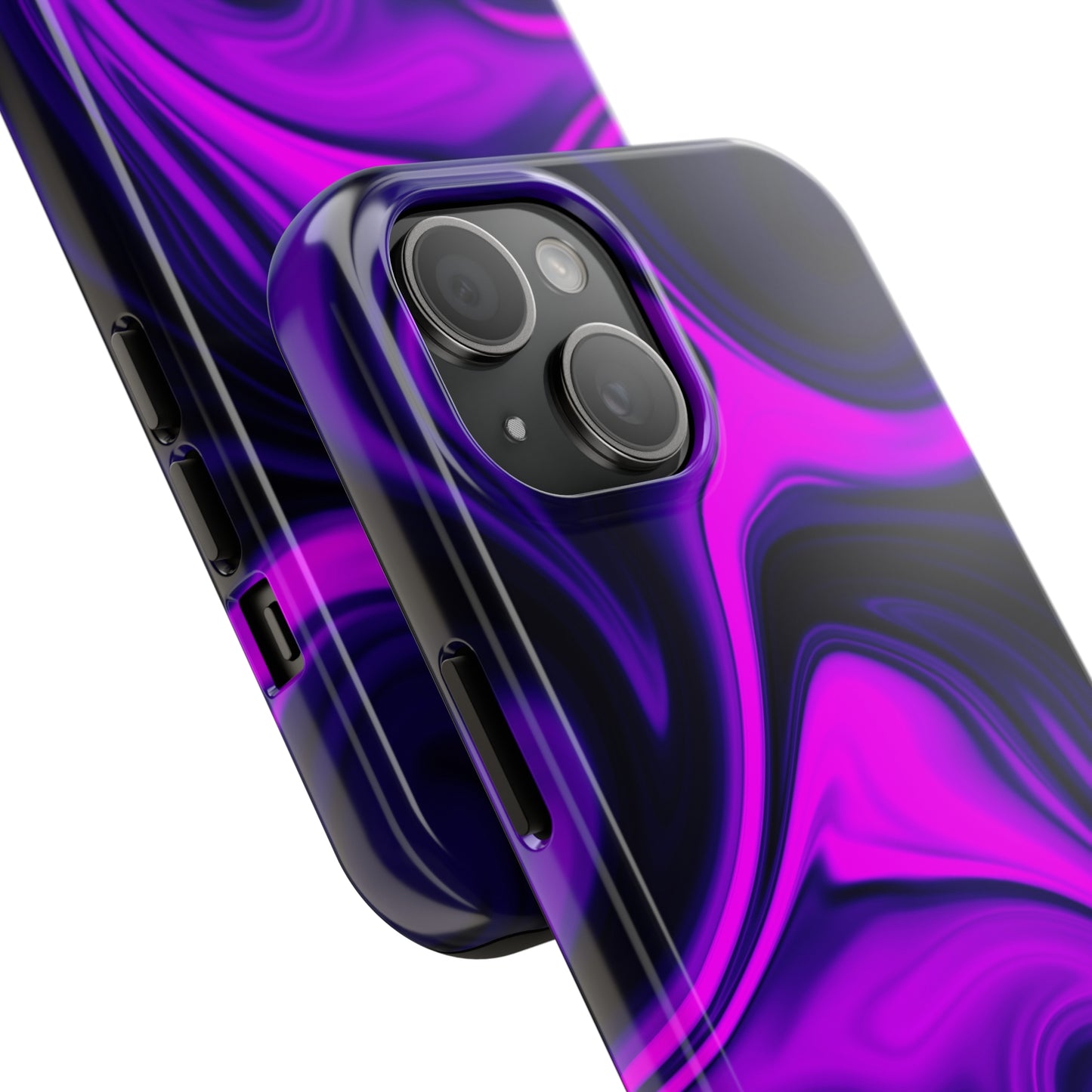 Purple liquid marble pattern Tough Case