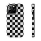 Black and white checks Tough Case