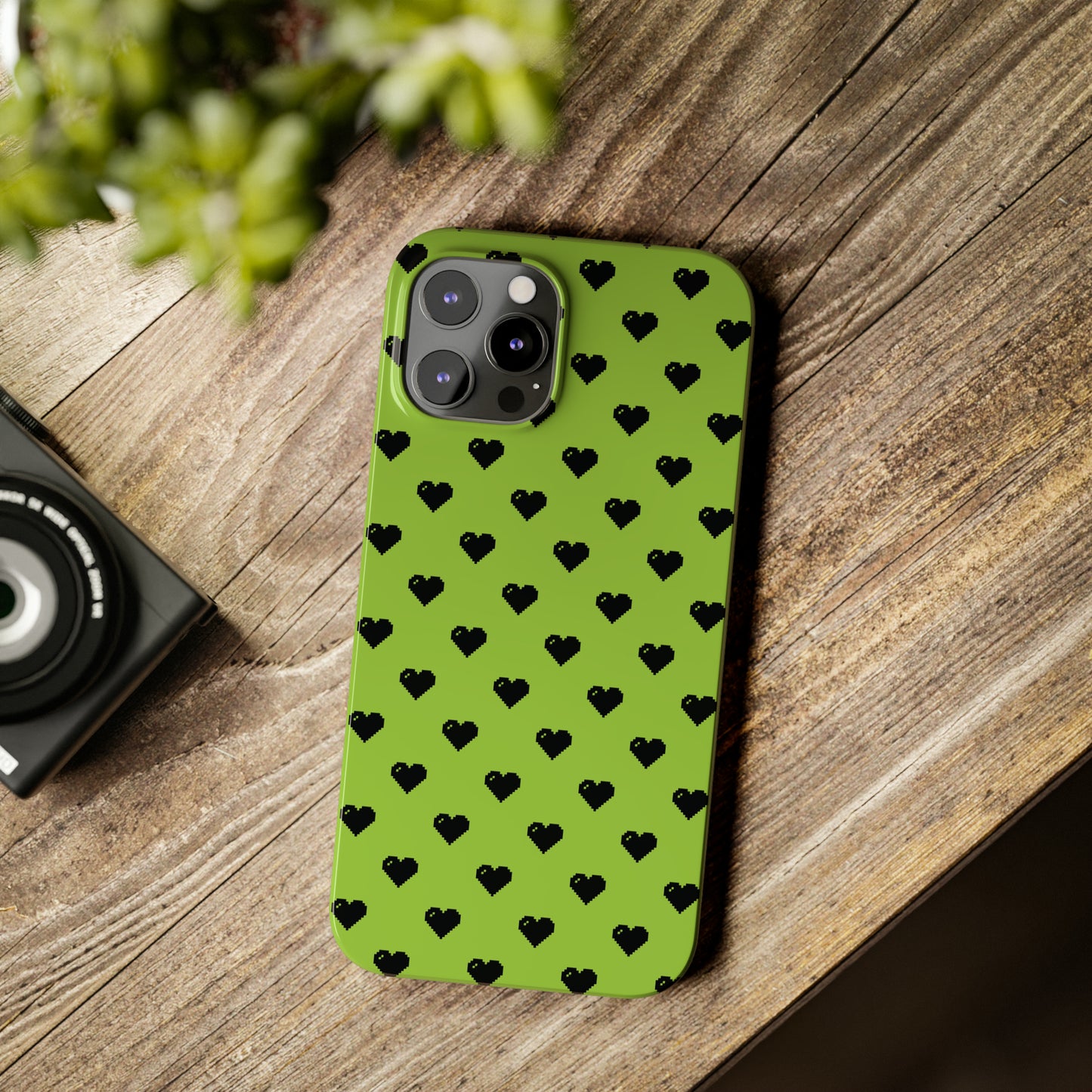 Pixelated Heart Snap Case