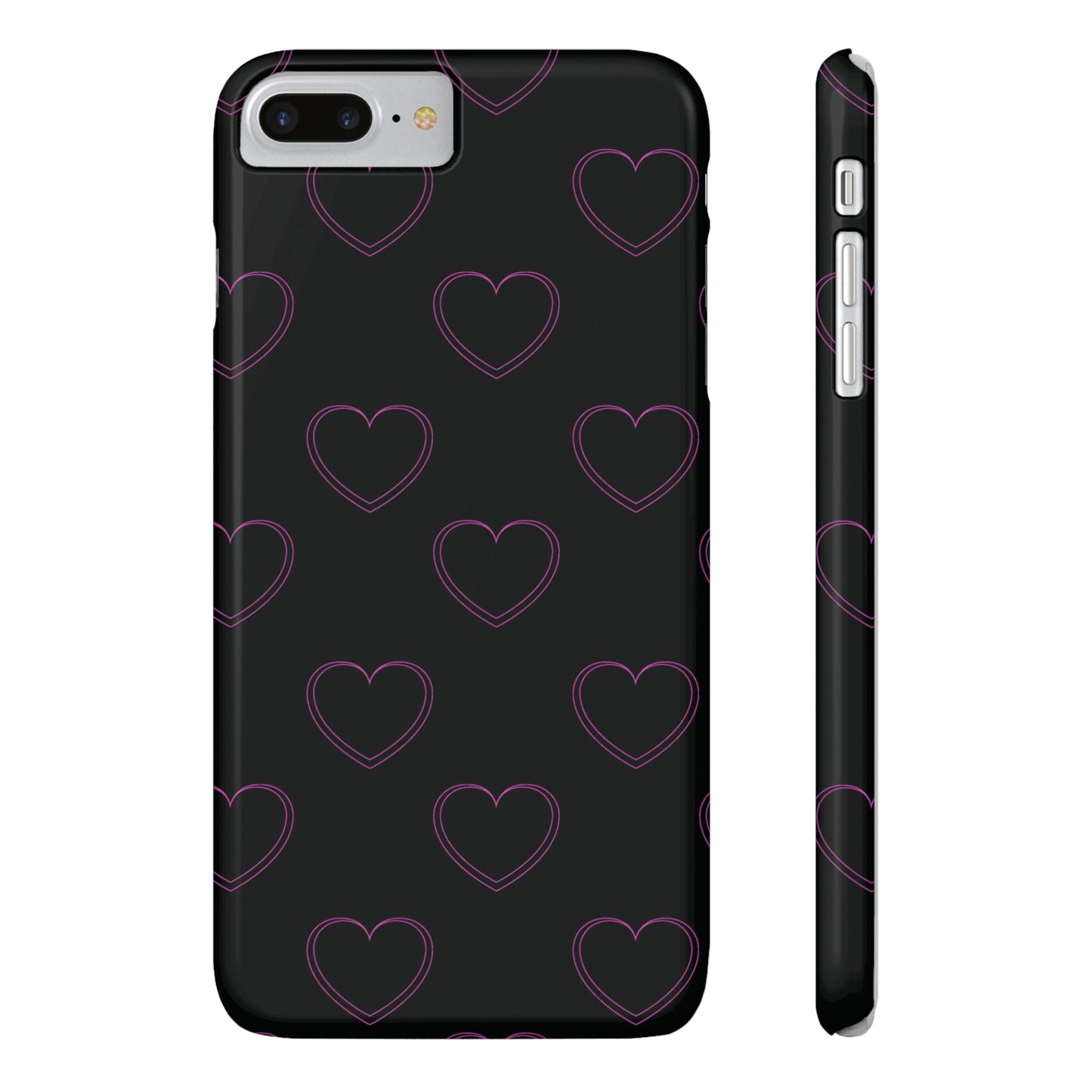 Y2K Heart Snap Case