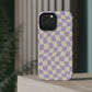 Lavender Crazy Checkers MagSafe Tough Case