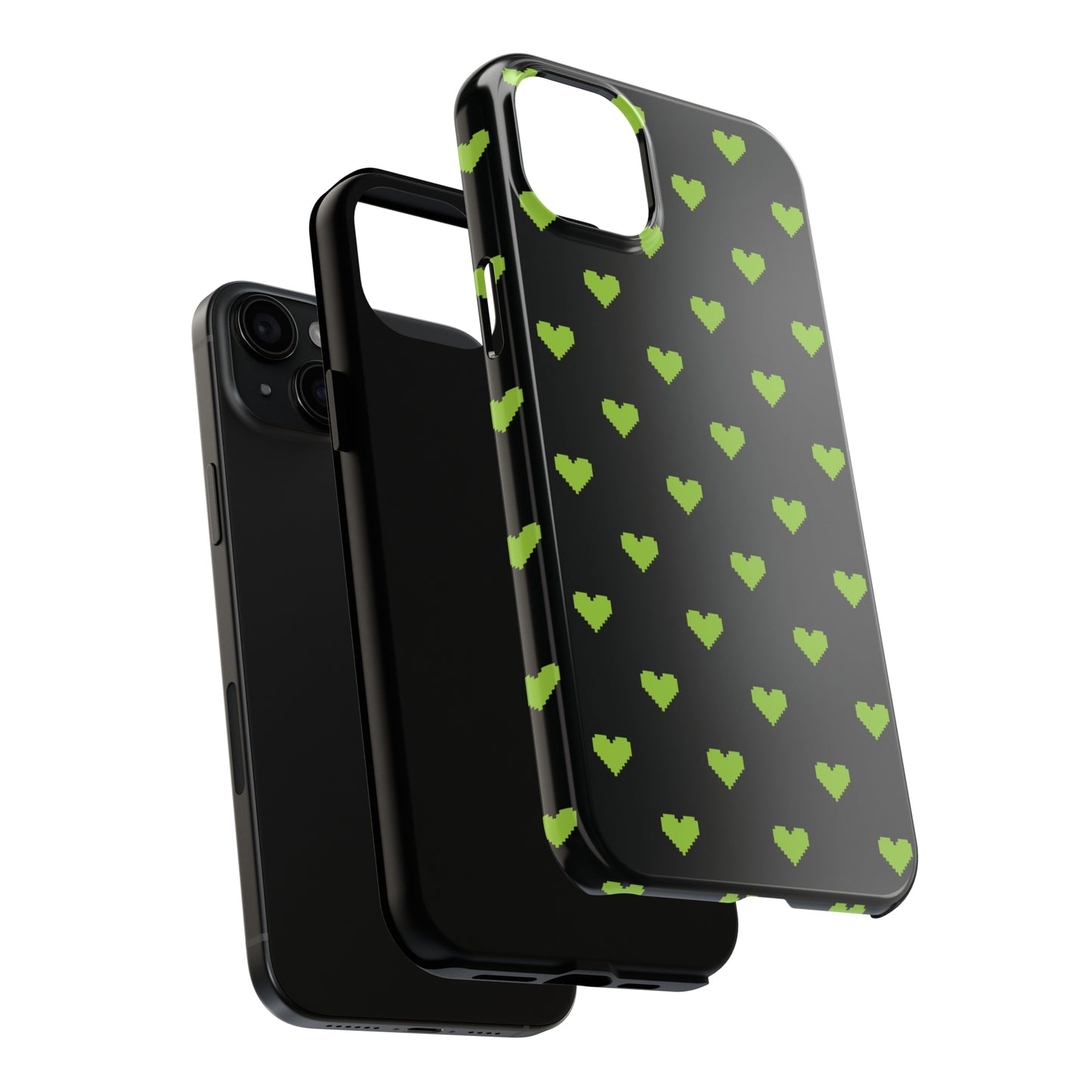 Pixelated Heart Tough iPhone Case