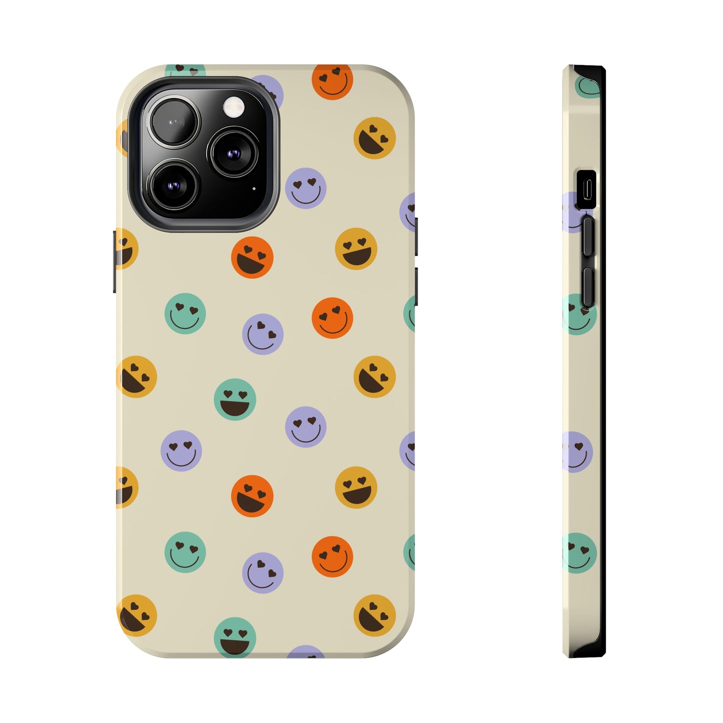 Smileys from 70s Tough iPhone Case