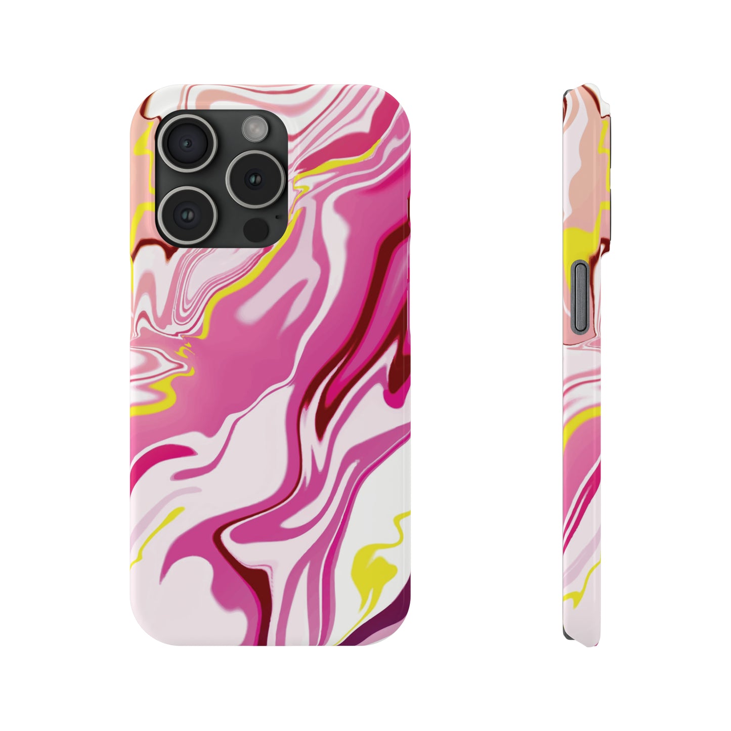 Acid marble pattern Snap Case