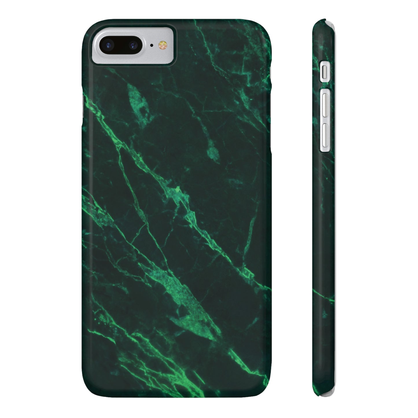 Dark green marble pattern Snap Case