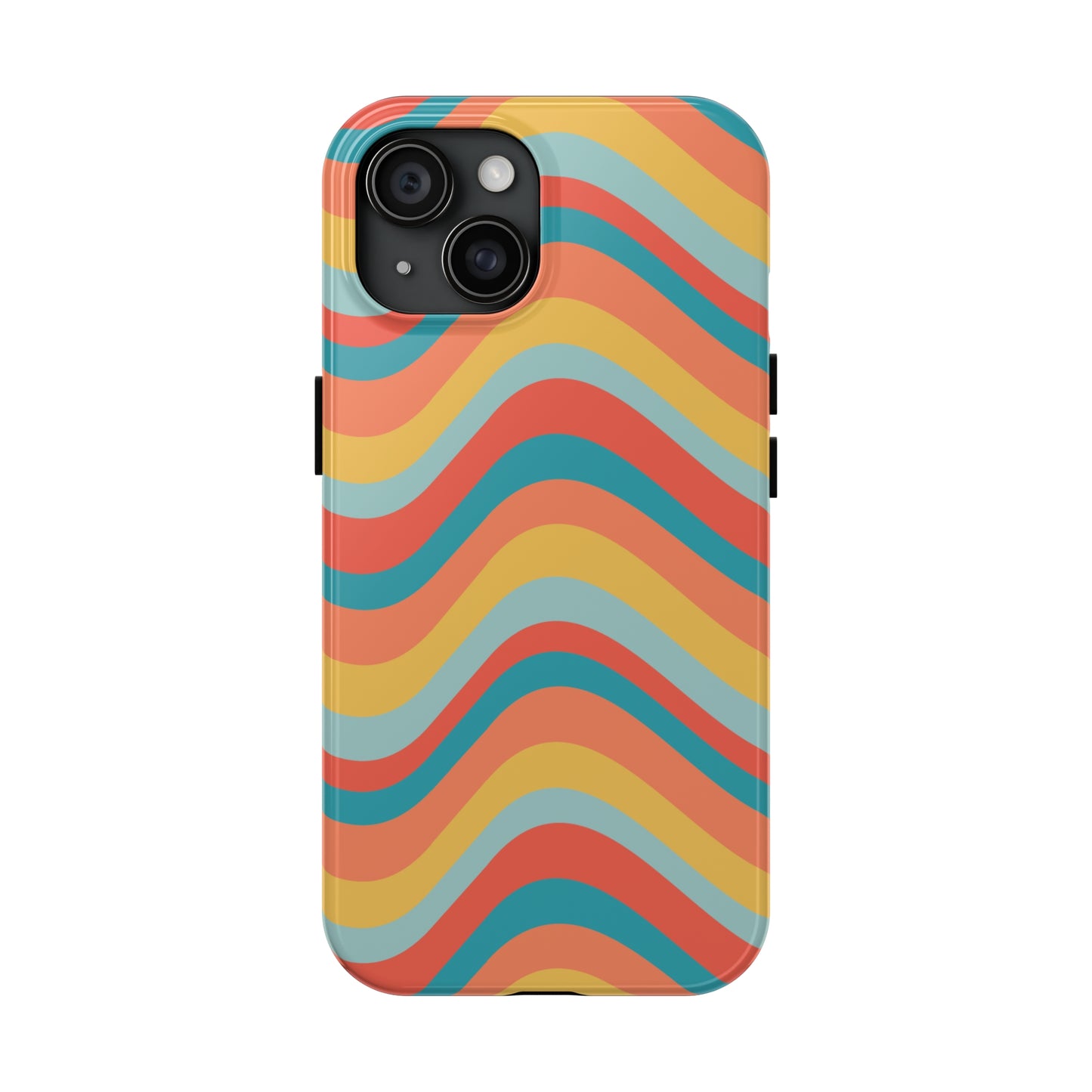 Wavy Pattern Tough iPhone Case