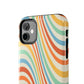 Retro Swirl Tough iPhone Case