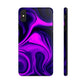 Purple liquid marble pattern Tough Case