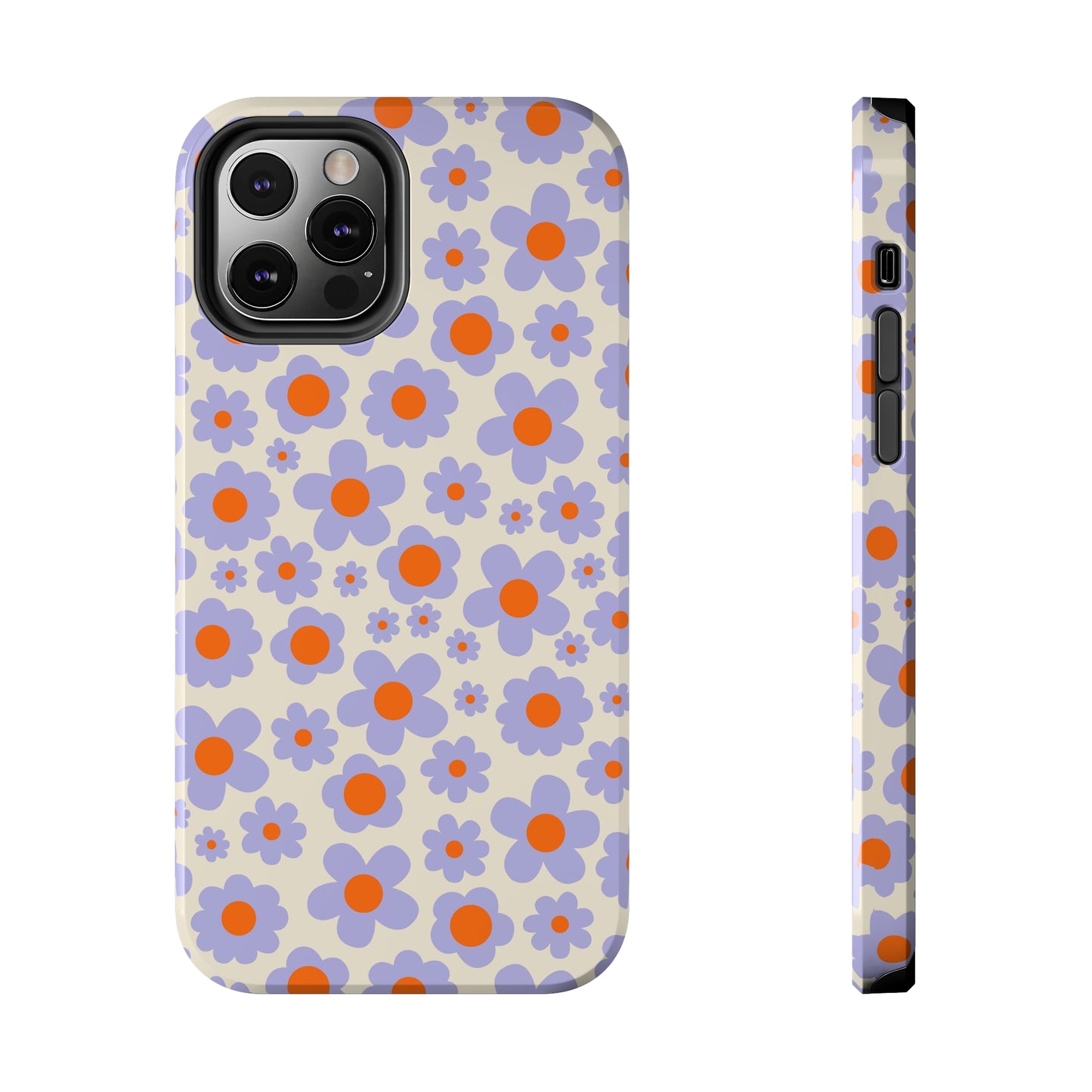 Groovy Flowers Tough iPhone Case