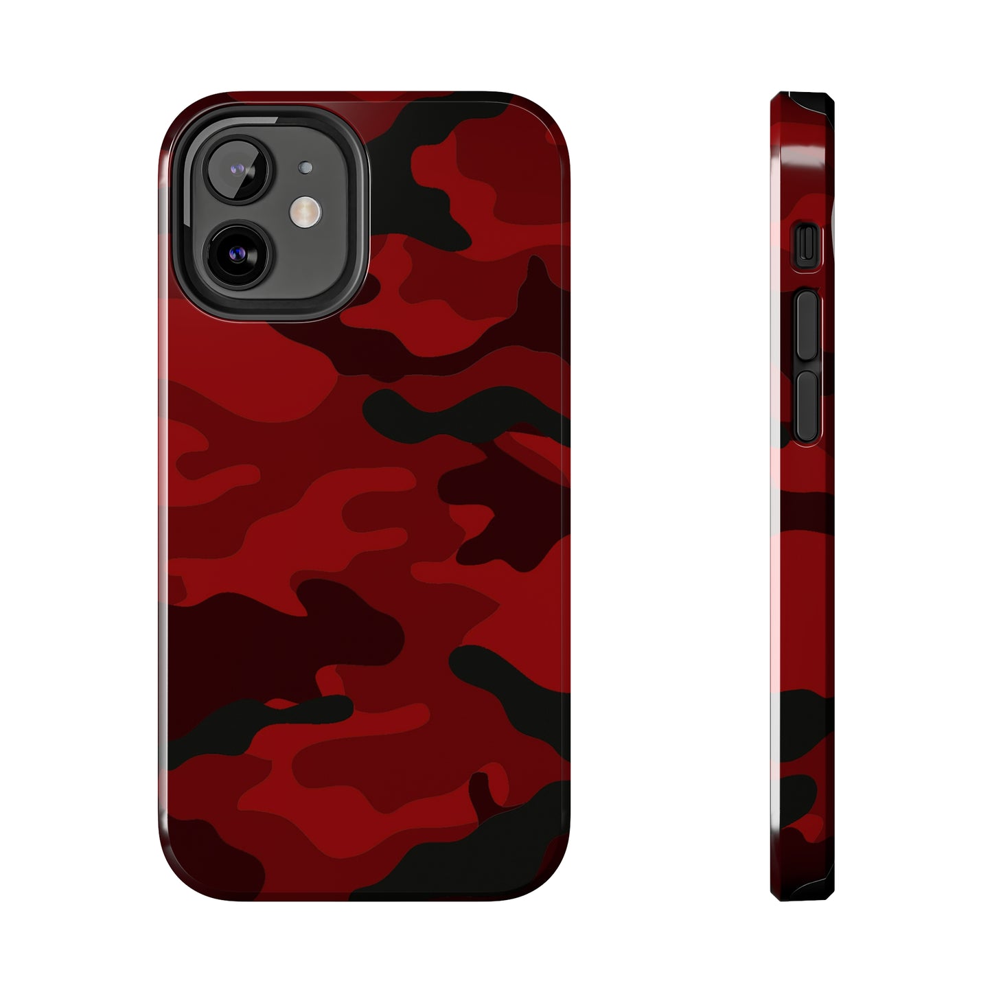 Red Camouflage Tough Case