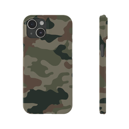 Dark Camouflage Snap Case