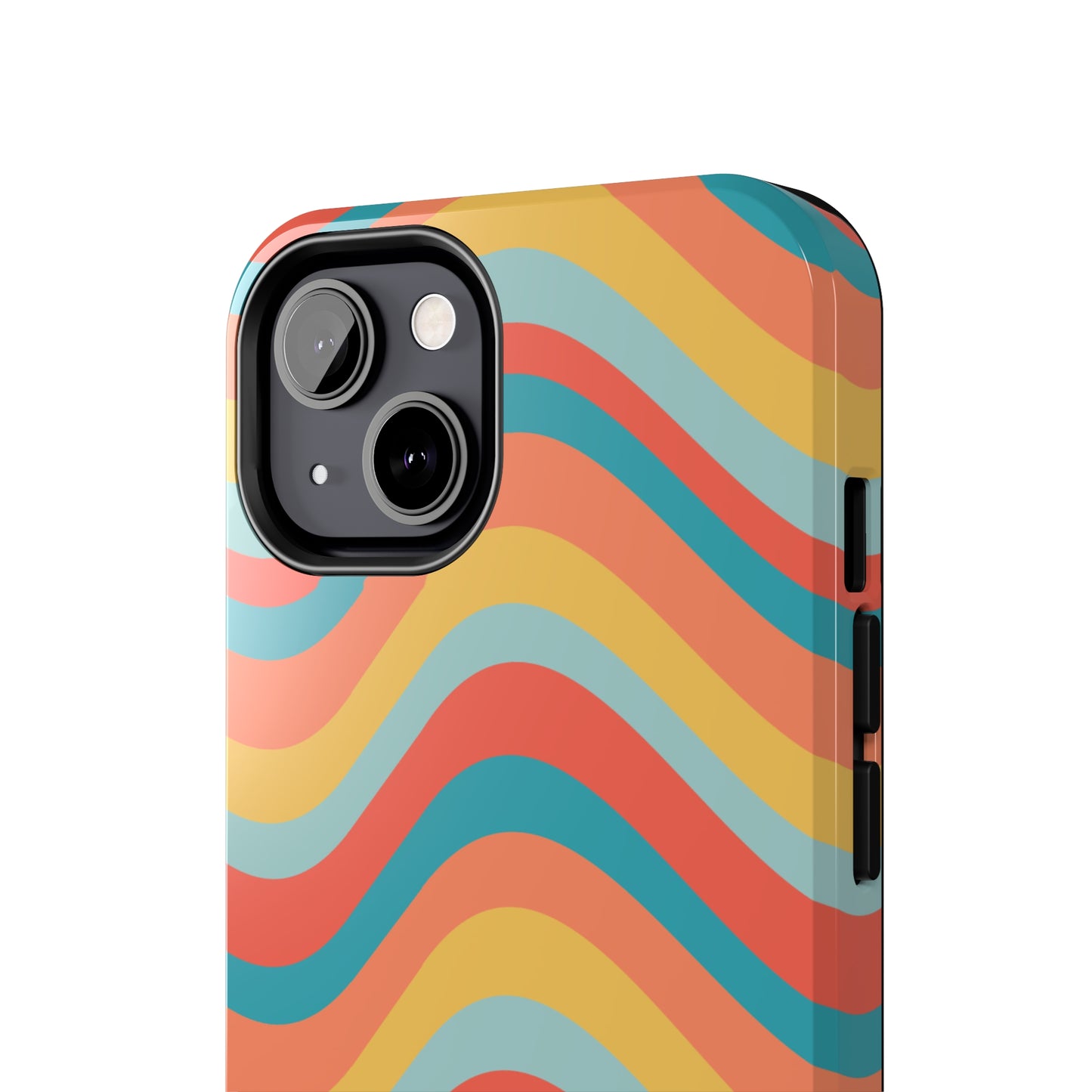 Wavy Pattern Tough iPhone Case