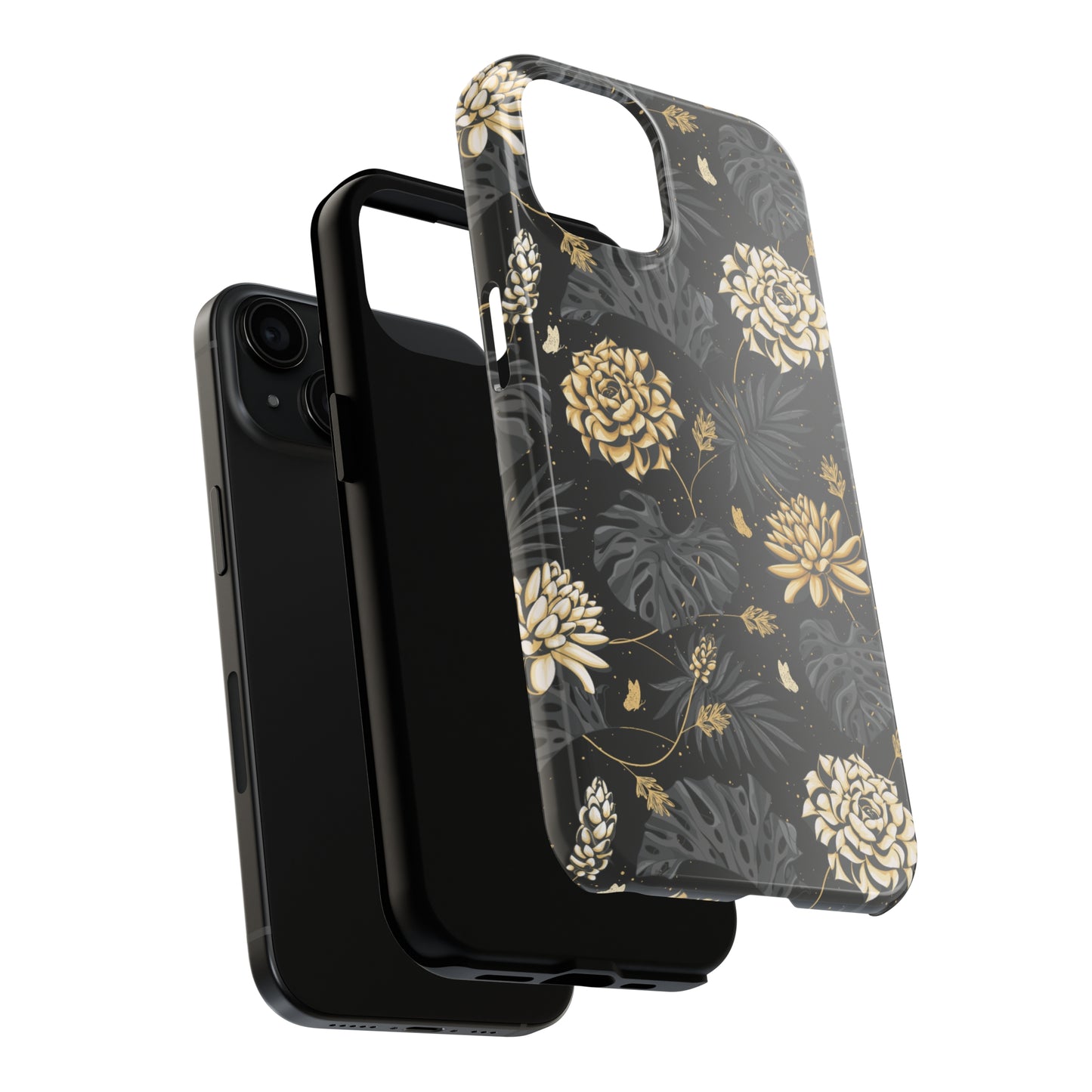 Golden Bloom Tough iPhone Case