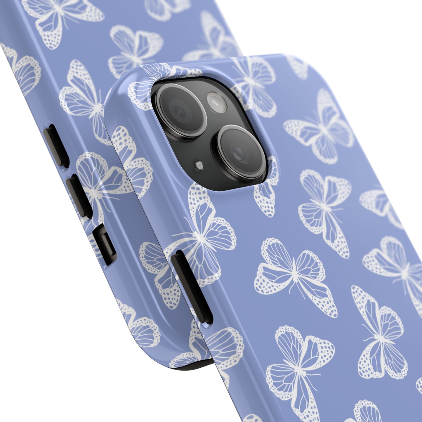 Lavender Butterflies Tough iPhone Case