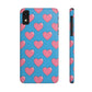 Bubblegum Heart Snap Case