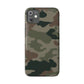 Dark Camouflage Snap Case