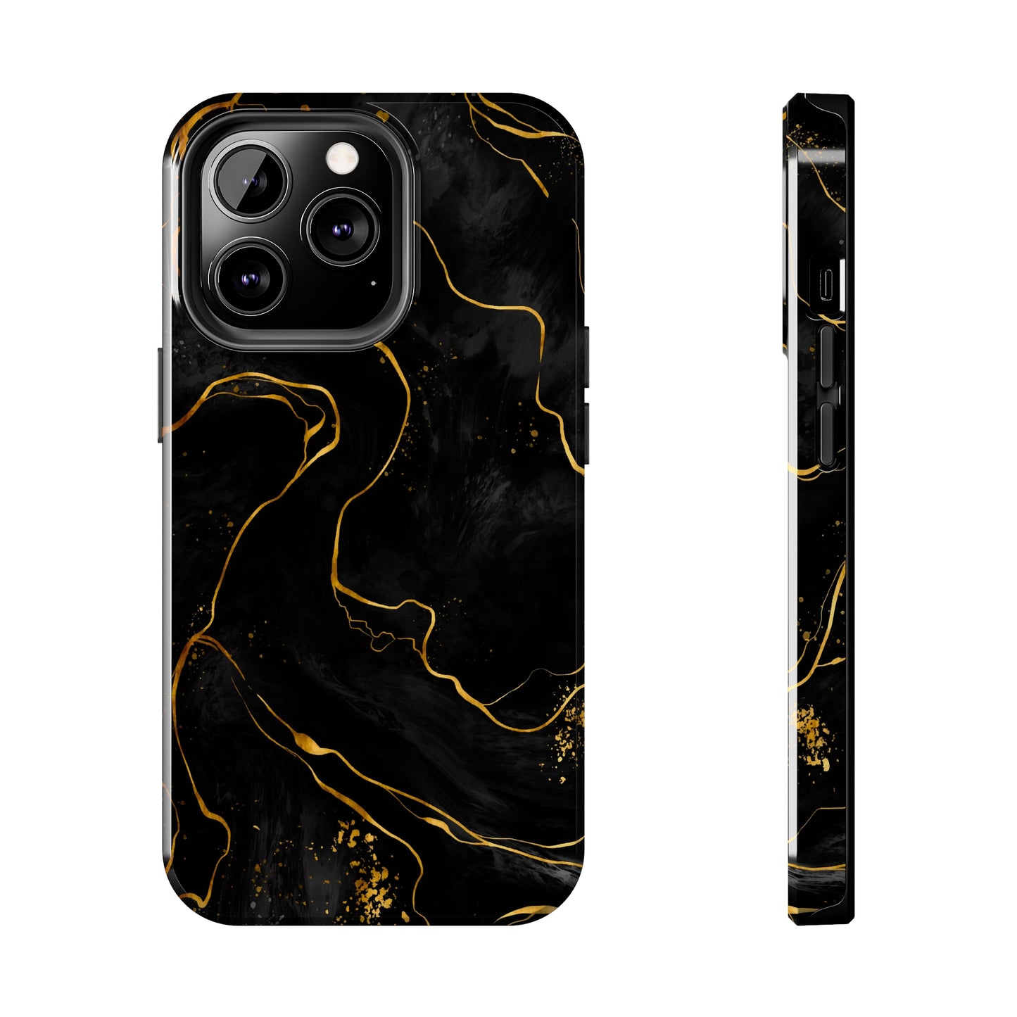 Black Mirage Tough iPhone Case