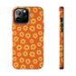 Maio laranja Pattern Tough iPhone Case